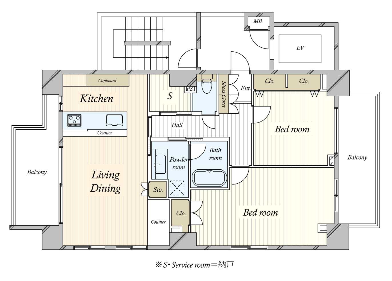 サクラテラス大森の間取図