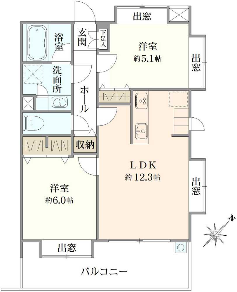 セーナ武蔵小金井の間取図