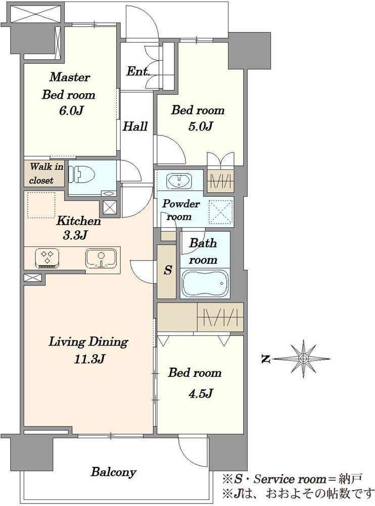 プラウド東陽町サウスの間取図