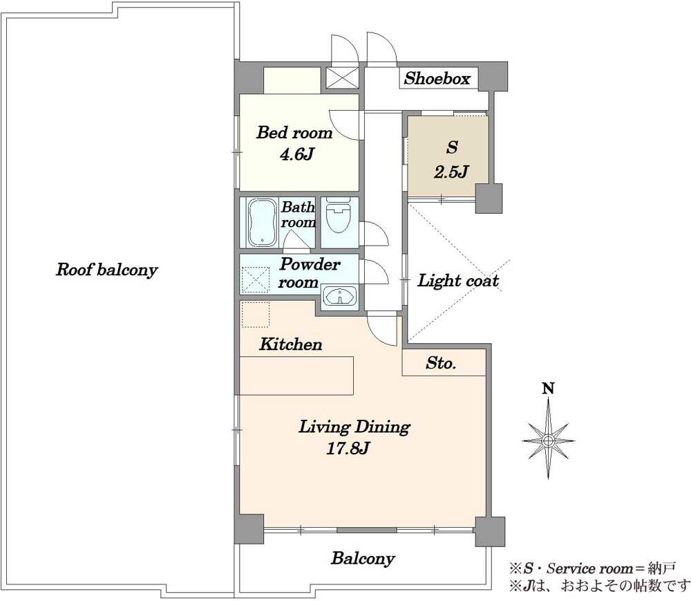 コスモ板橋蓮根の間取図
