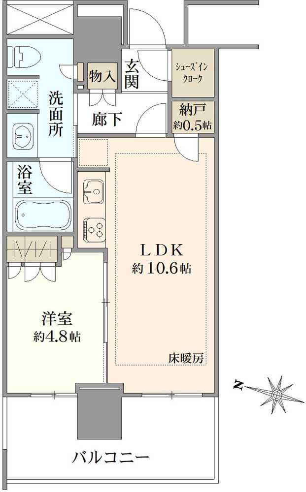 プラウドタワー練馬の間取図