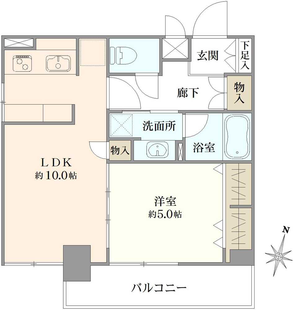 ライオンズマンション中村橋駅前の間取図