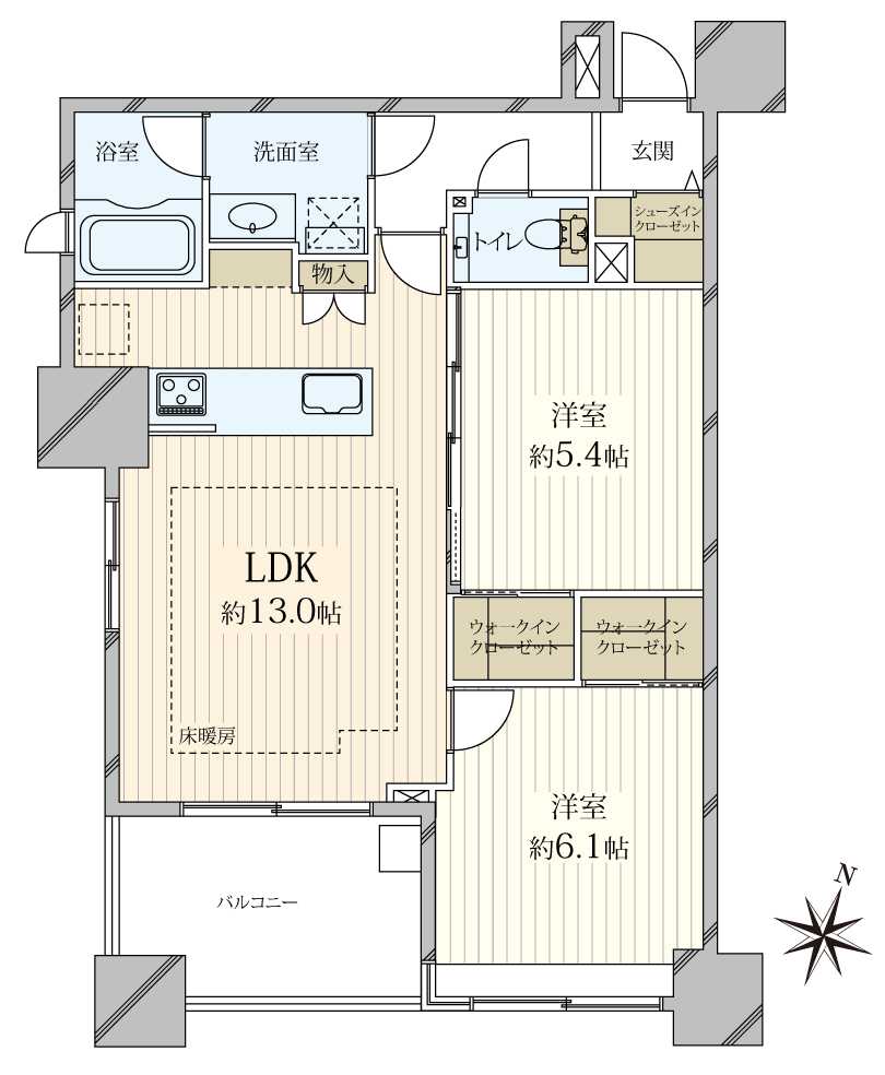 ファミール日吉本町の間取図