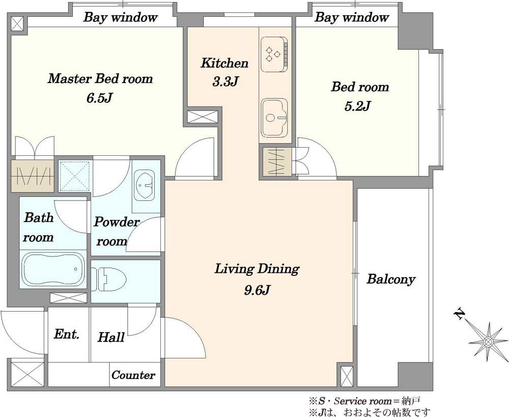 カーサフェリス武蔵小山IIの間取図