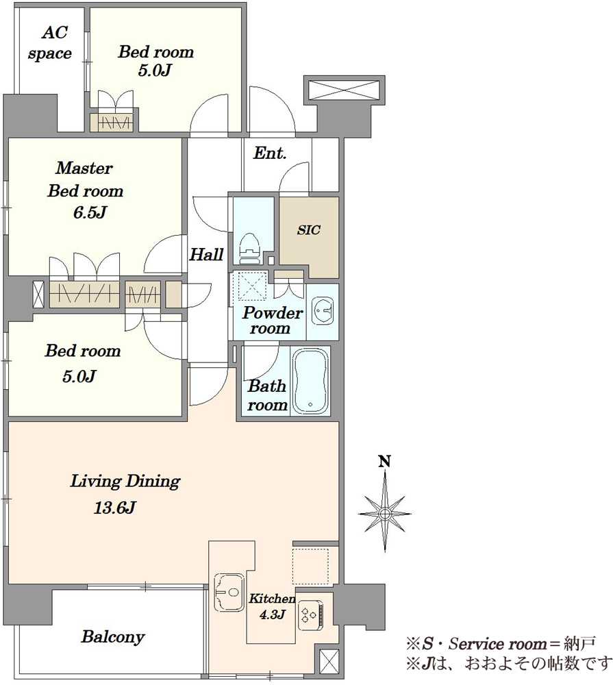 ライオンズウイングゲートの間取図