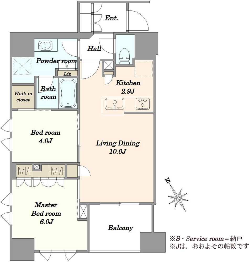 Brillia新川一丁目の間取図