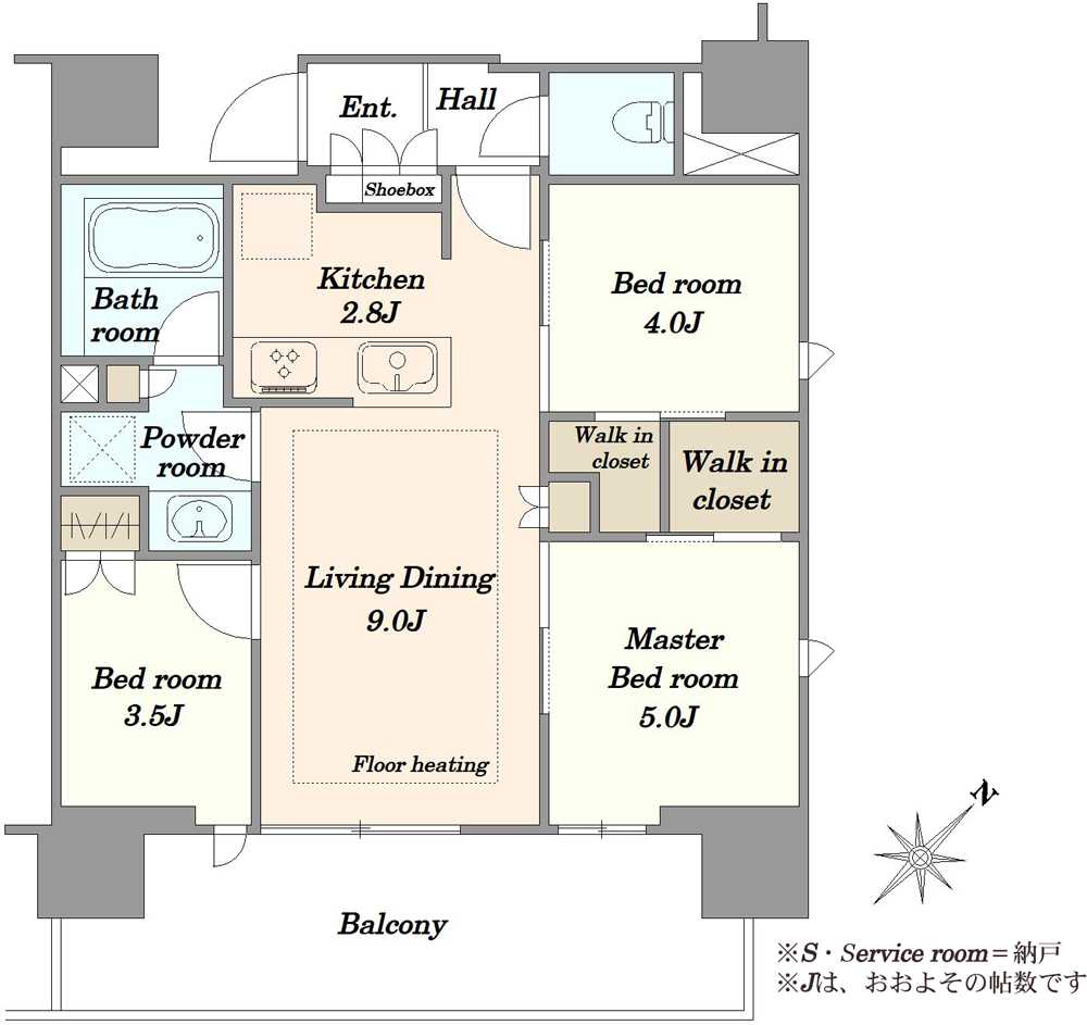 メイツ川口並木の間取図