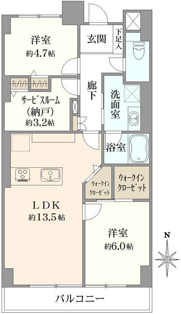 グランドメゾン都島の間取図