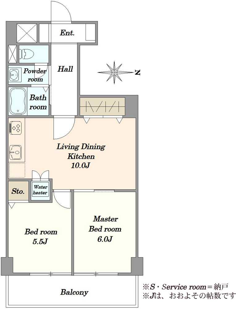 ビレッタ仲六郷の間取図