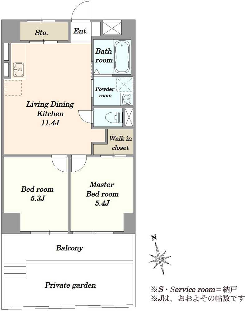 ドミール第3東品川の間取図