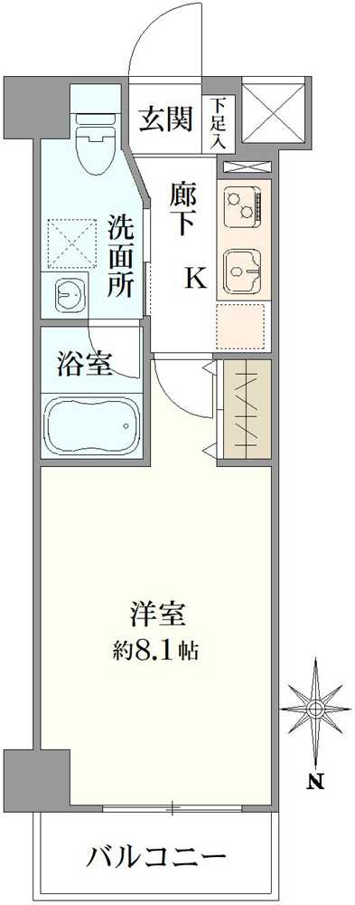 レグゼ八広の間取図