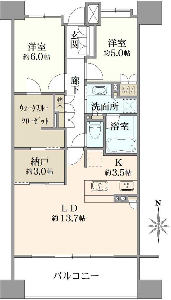 パークハウス両国サウスコートの間取図