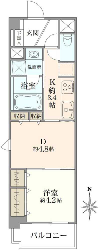 ソルフィエスタ住吉の間取図