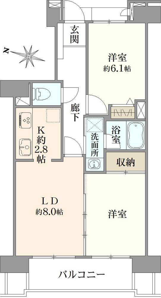 ライオンズプラザ錦糸町の間取図