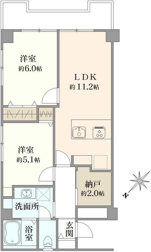 MAC柴又コートの間取図