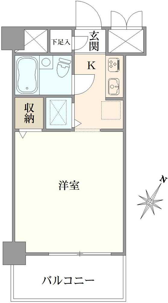パレ・ドール検見川の間取図