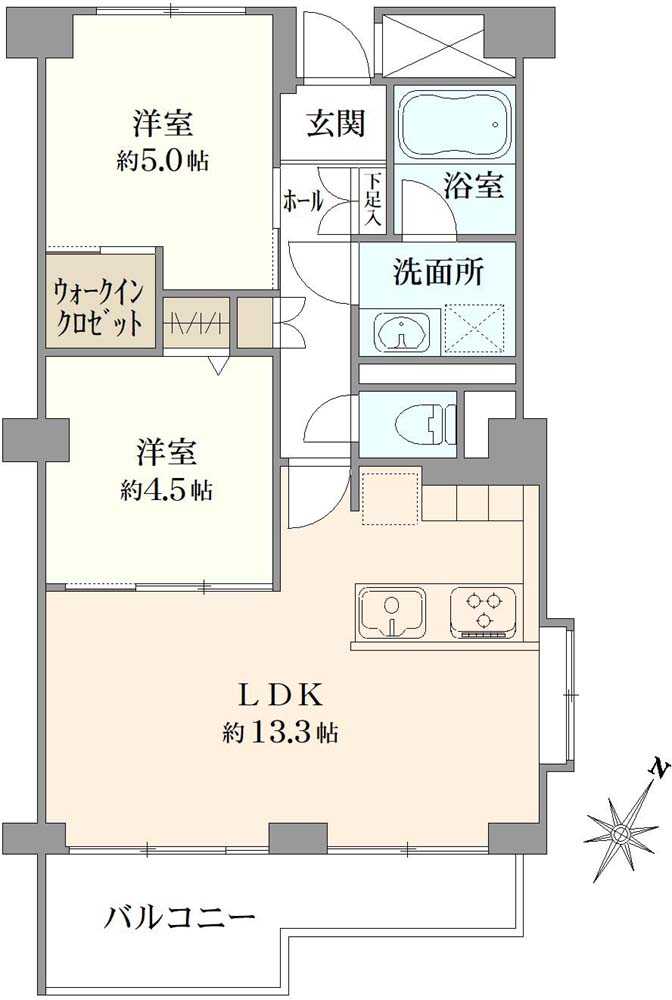 東向島サニーホームズの間取図