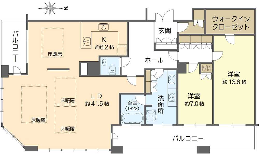 ザ・千里タワーの間取図
