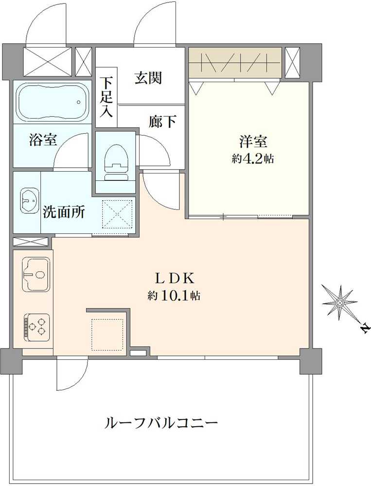 小石川ザ・レジデンス　イーストスクエアの間取図