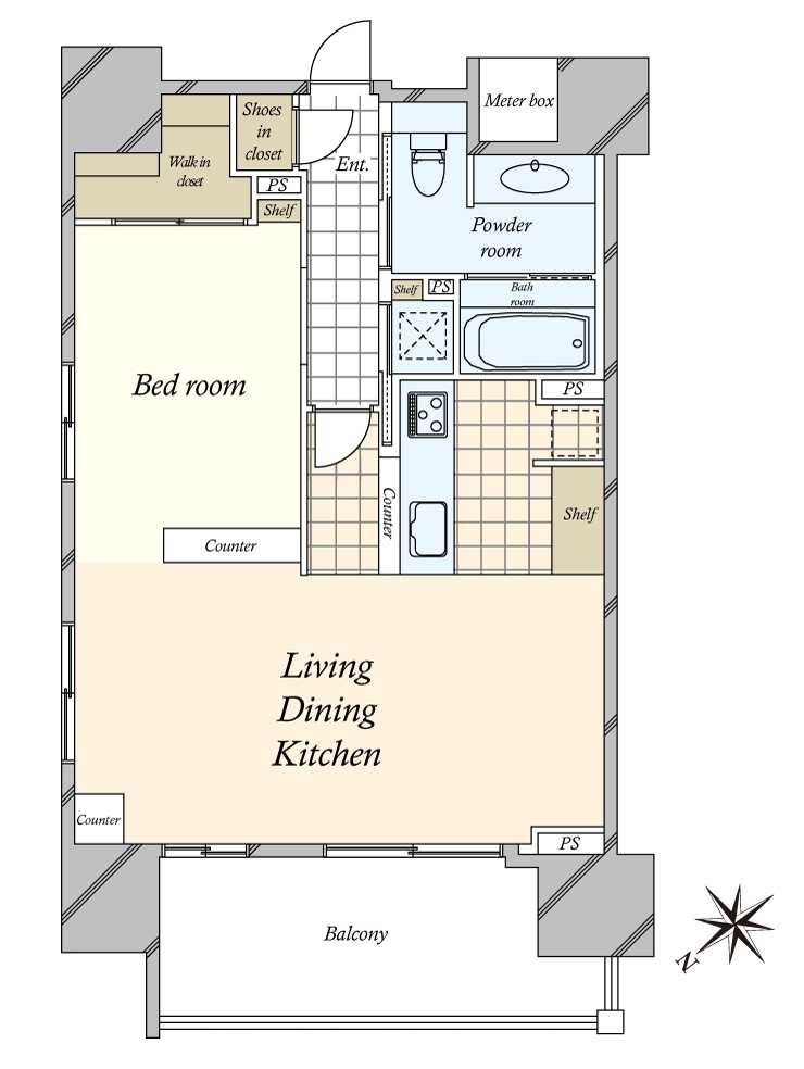 ザ・パークハウス愛宕虎ノ門の間取図