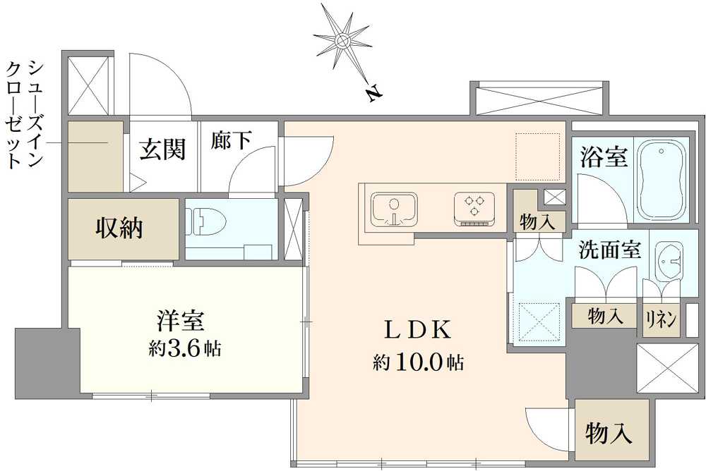 エクセレントシティ本八幡駅前サザンライズの間取図