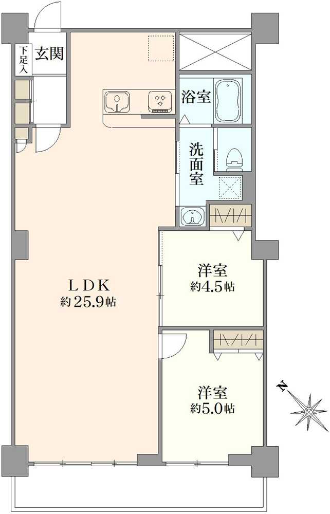 ファミリーコーポ南行商協ビルの間取図