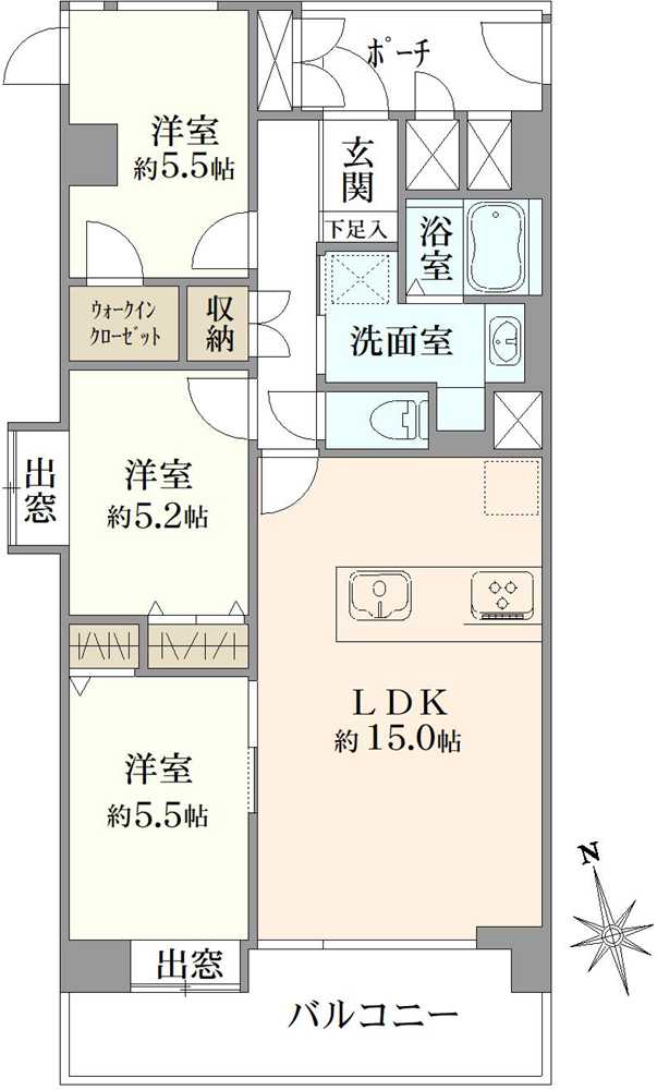 ファミール新小岩の間取図