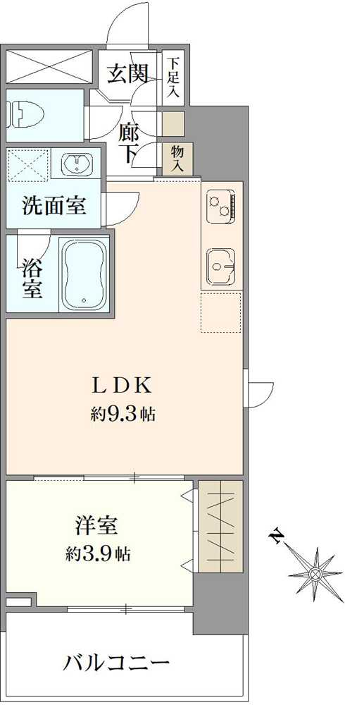 ルネサンス九段下ザ・レジデンスの間取図