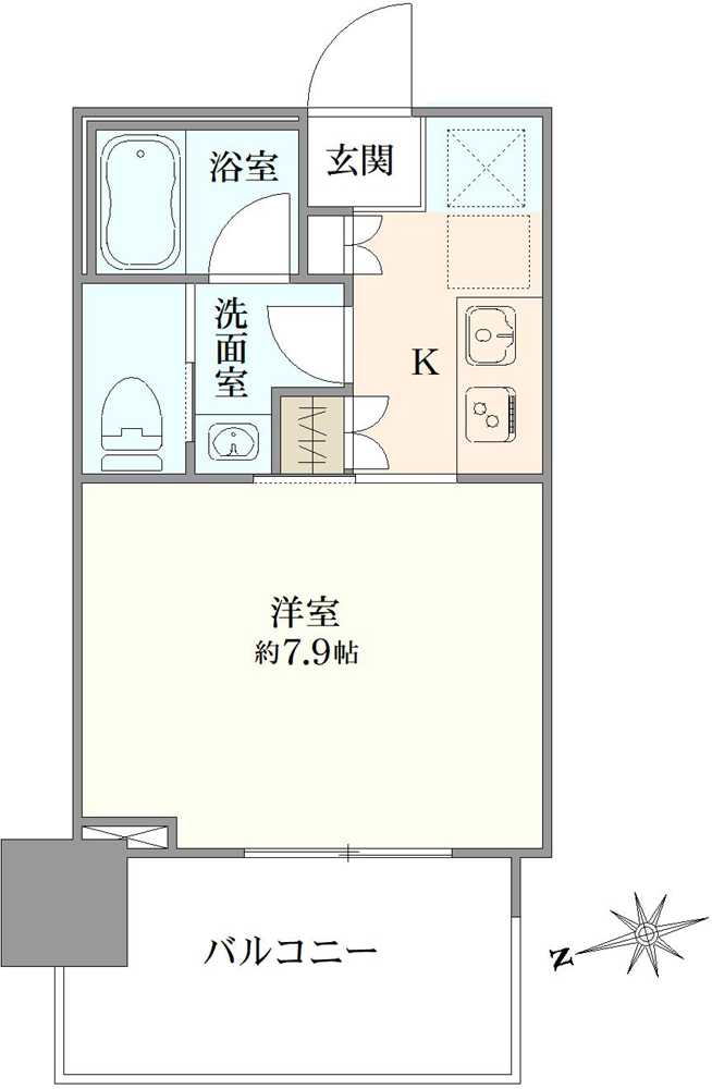 ブリリアタワー浜離宮の間取図