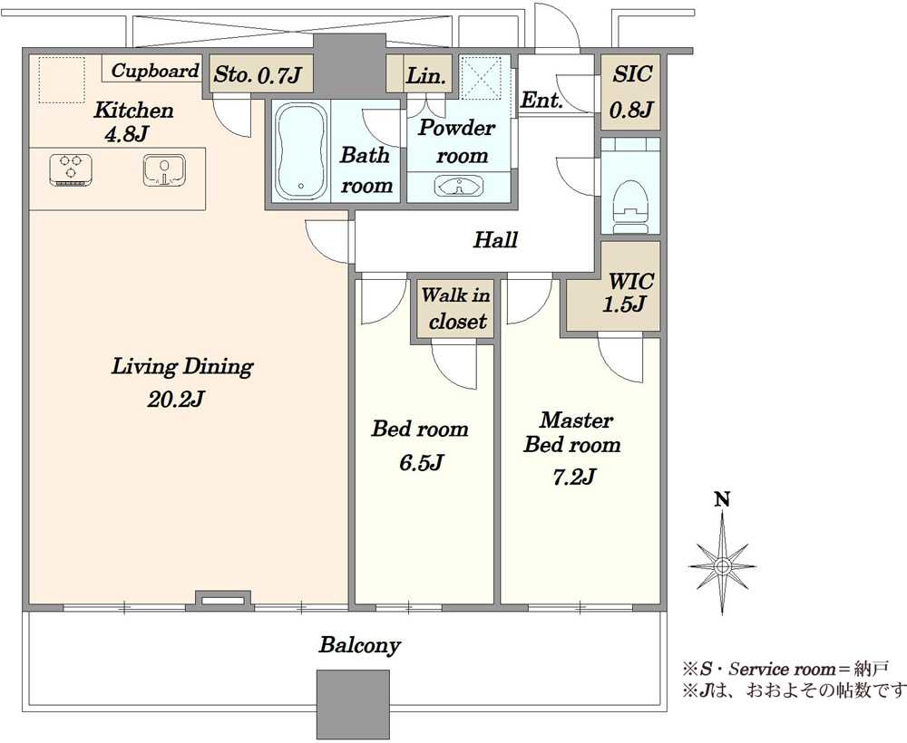 WORLD TOWER RESIDENCEの間取図