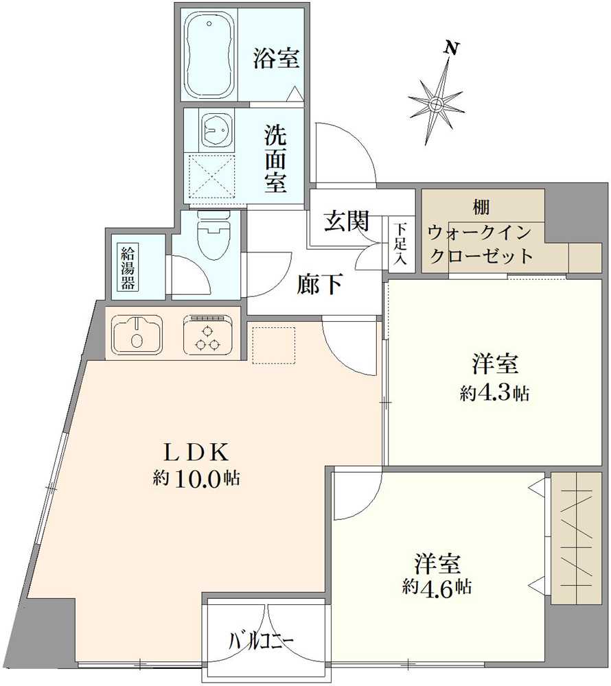 ライオンズ三田の間取図
