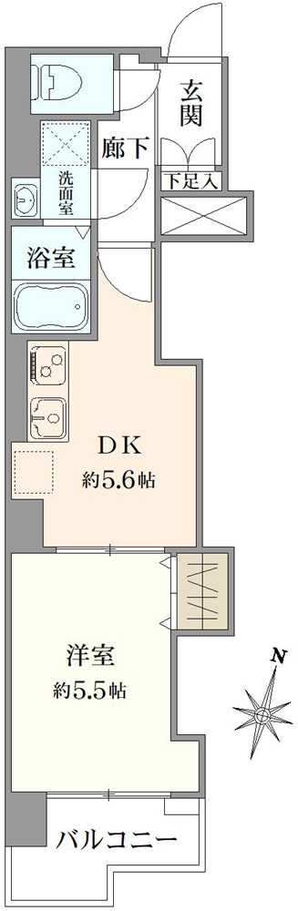 ワコー三田マンションの間取図
