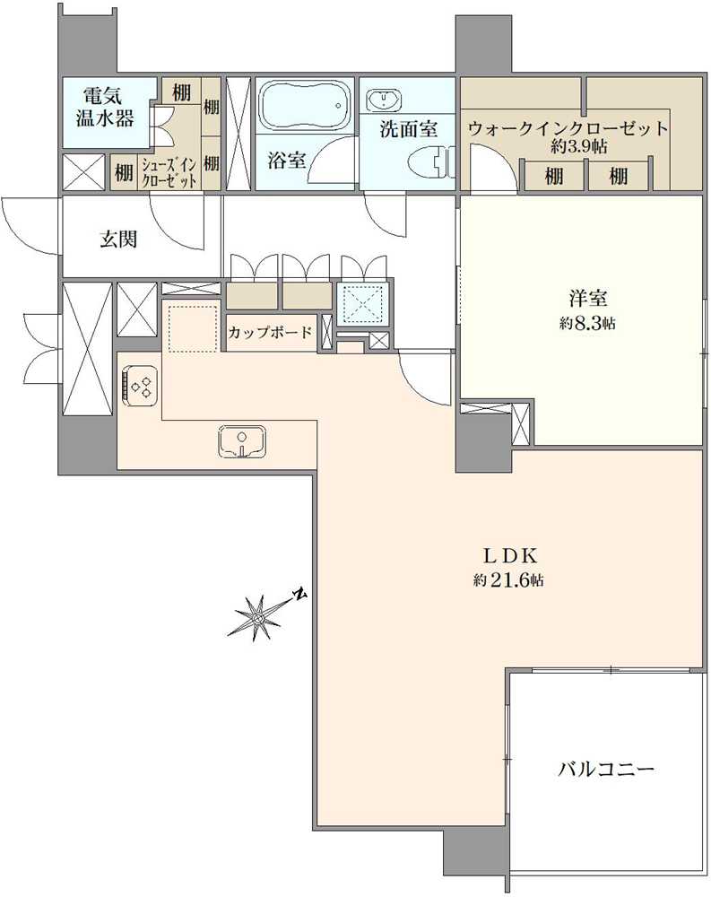 ペアシティ・ルネッサンスの間取図