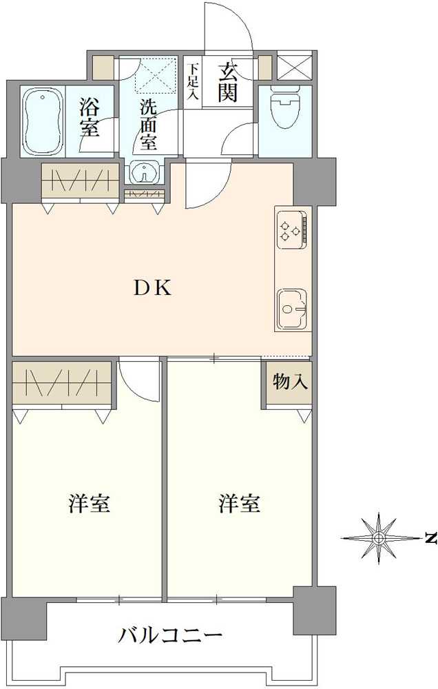 グランドパレス田町の間取図