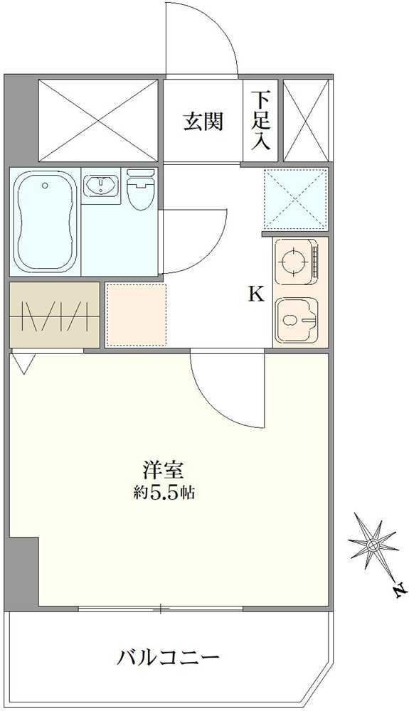 シャンボール三田の間取図