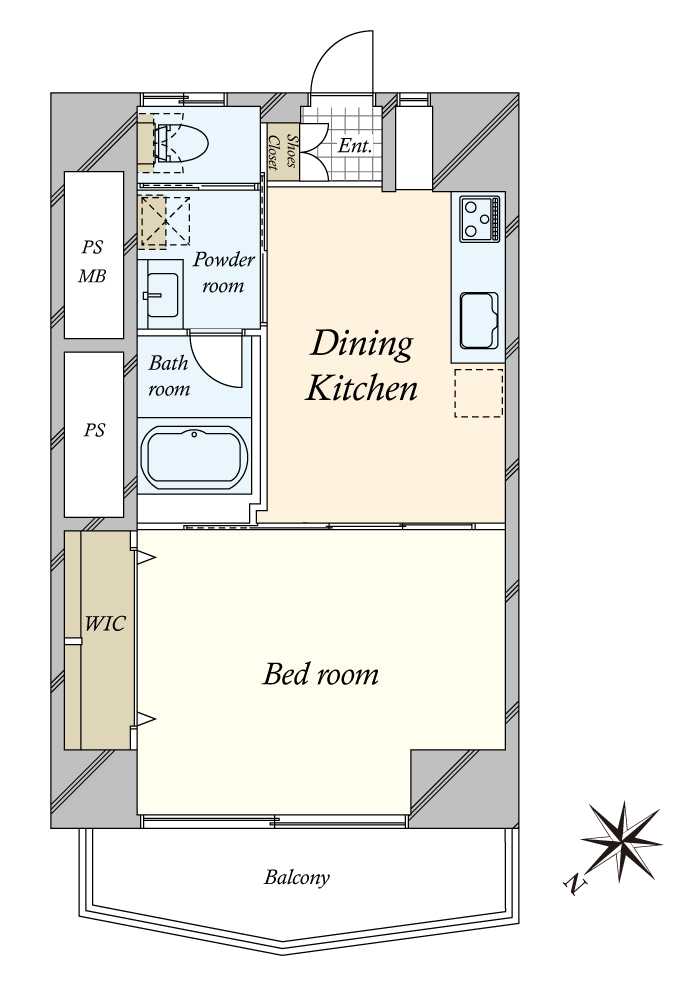 ヴィップ大森パークサイドの間取図