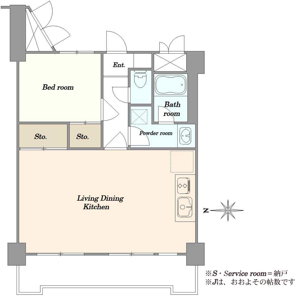 ヴェラハイツ目黒ガーデンの間取図