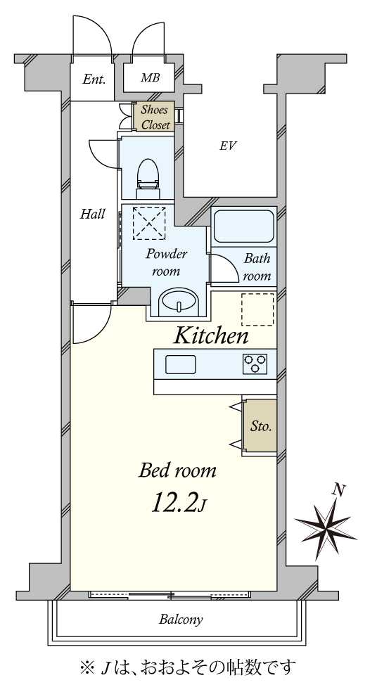 クレッセント目黒IIの間取図
