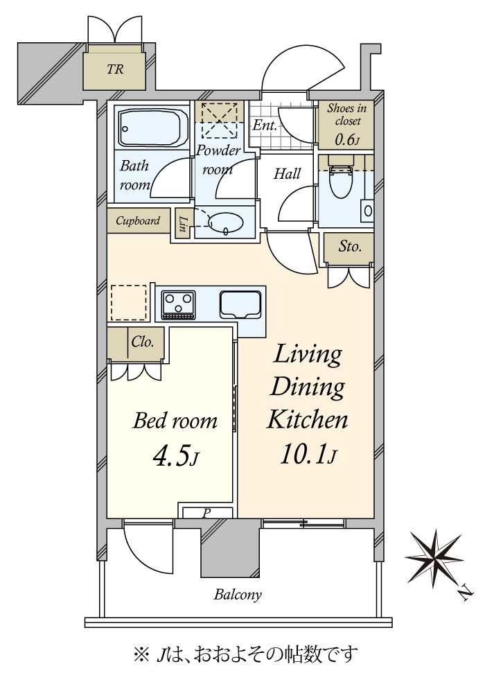 パークシティ武蔵小山ザタワーの間取図