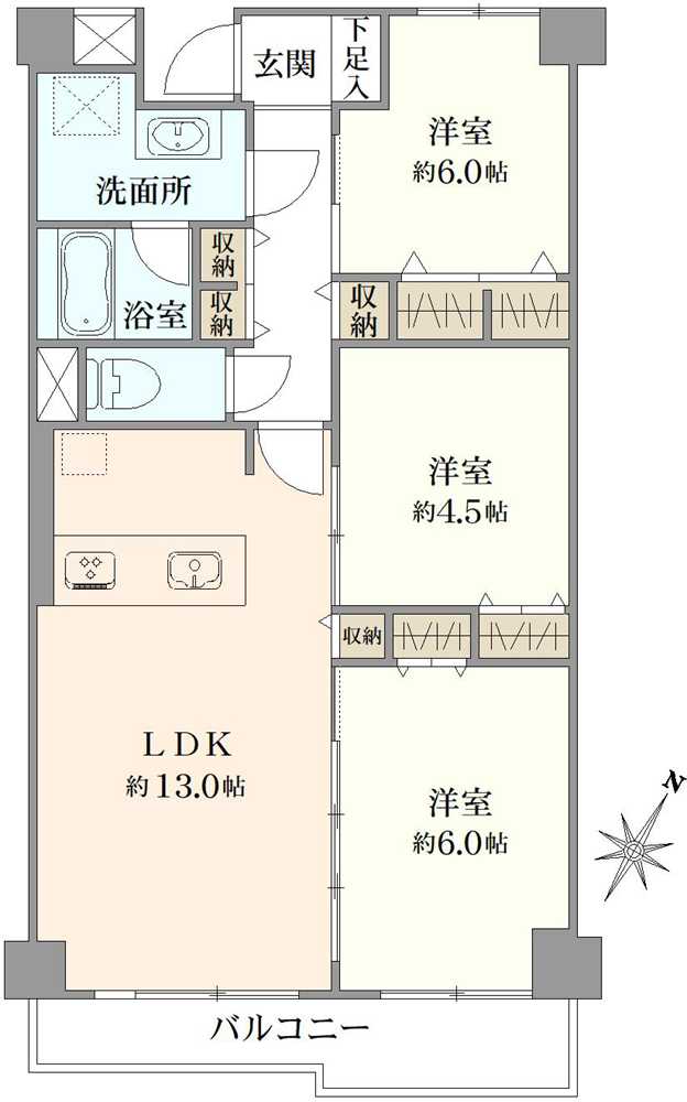 アルス成増の間取図