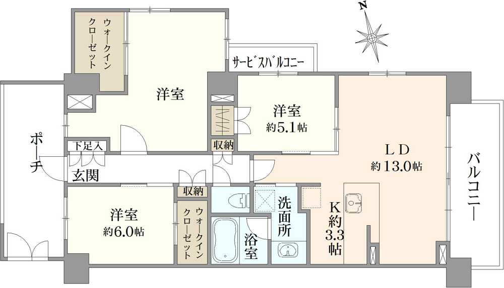 ガーラ・レジデンス船堀の間取図