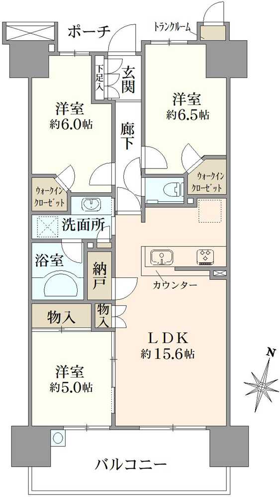 プラウドシティ金町アベニューの間取図