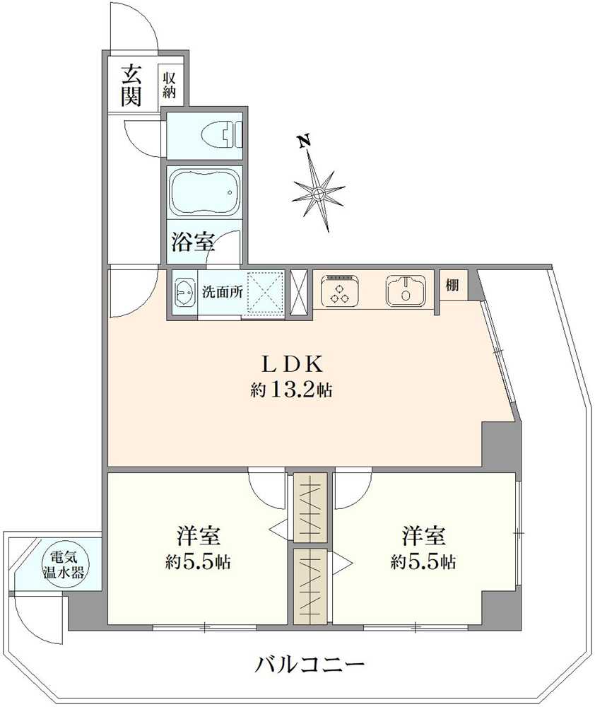 グリーンハイム親水公園の間取図