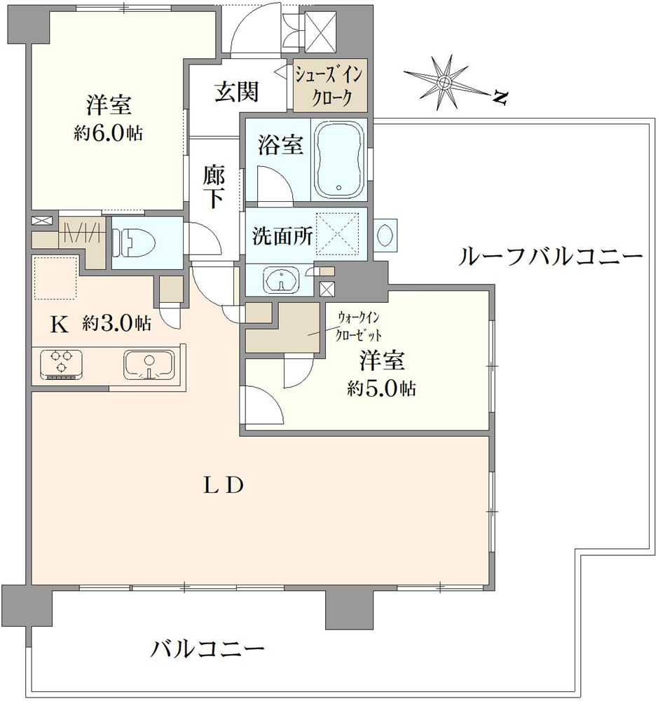 エクセレントシティ綾瀬IIIの間取図