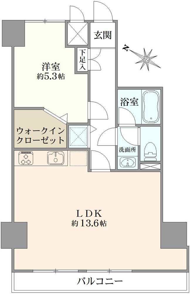 ダイアパレス町屋の間取図