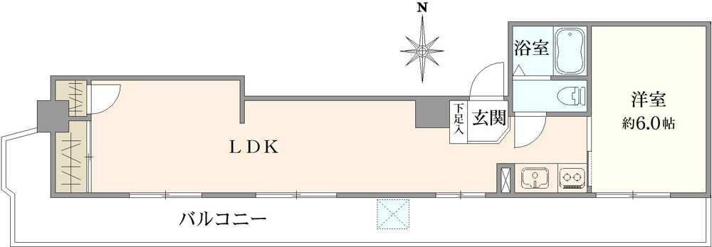 グランヴィラ綾瀬の間取図