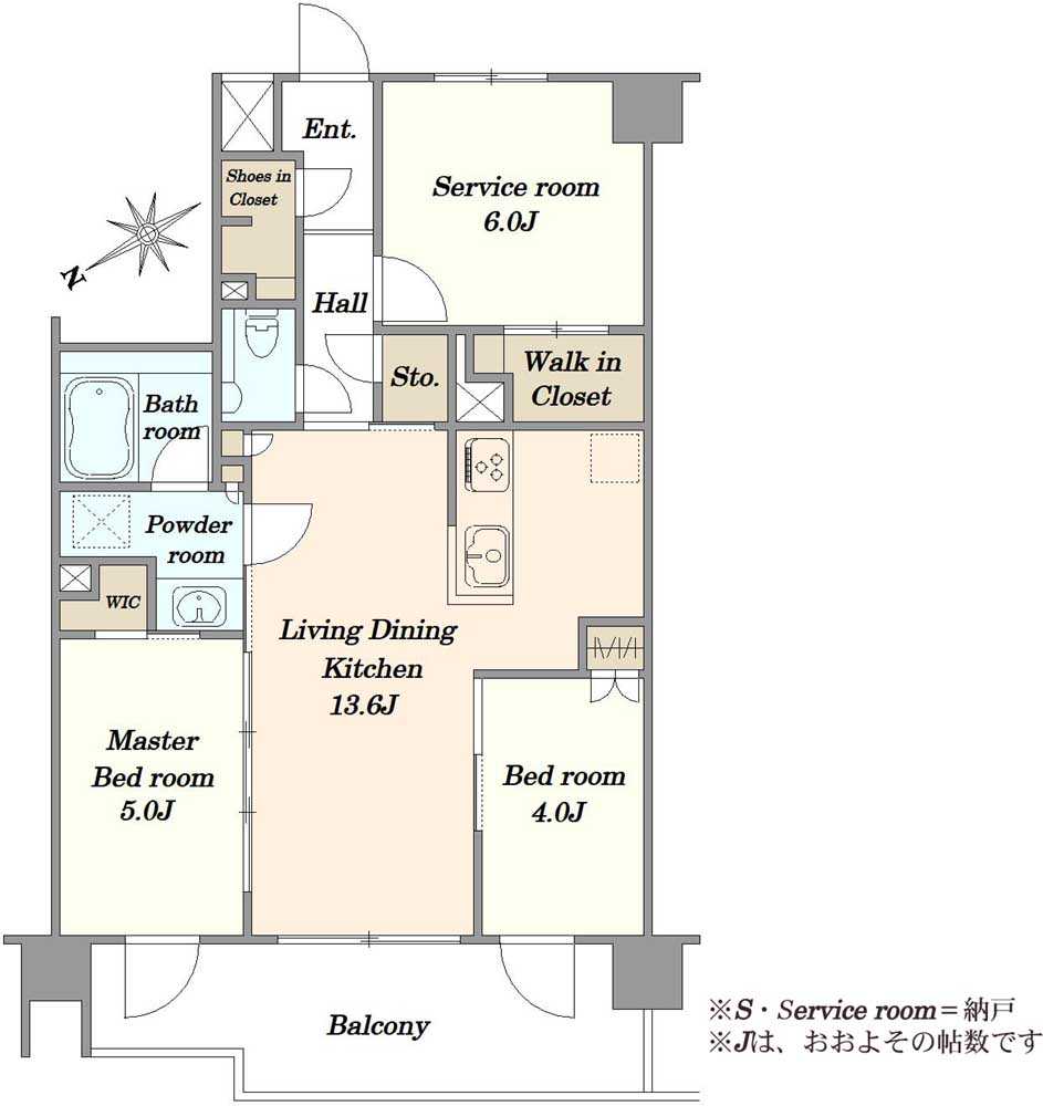 プレシス葛西プロスタイルの間取図