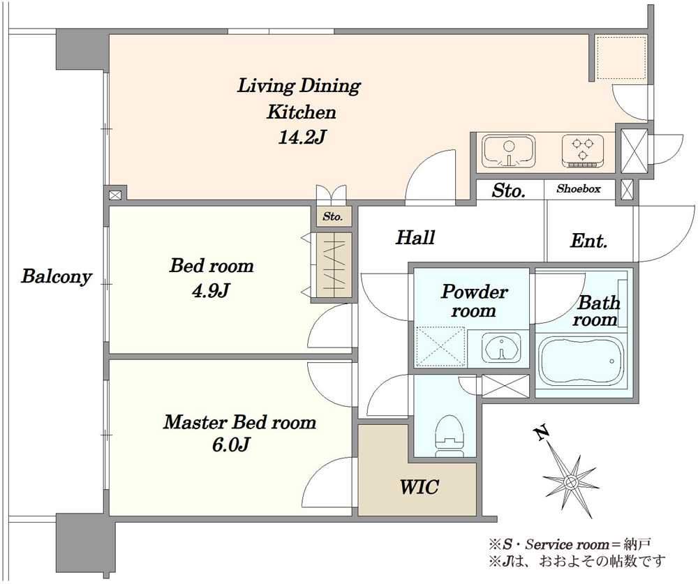 ベルジェンド浦安の間取図