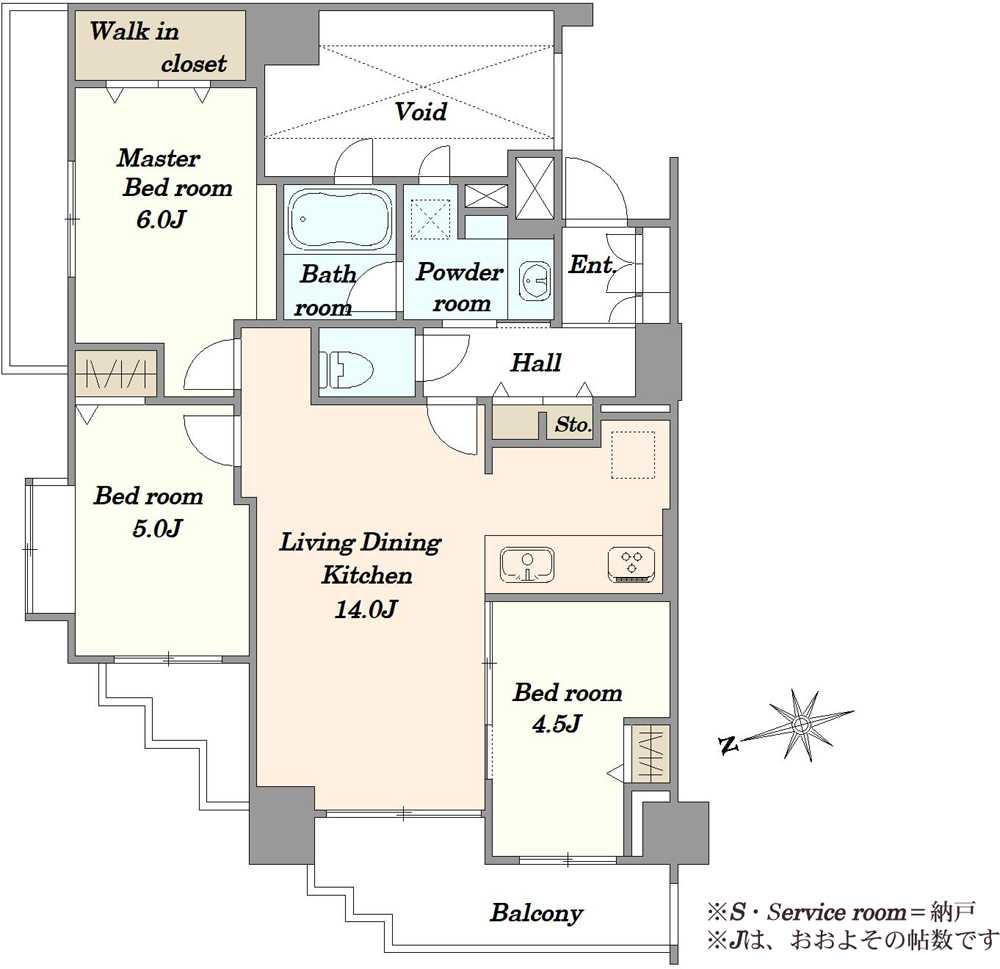 サンクタス南葛西グランスの間取図
