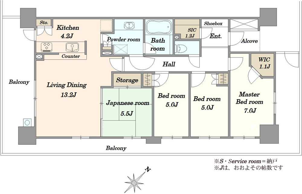 パークホームズ新浦安カーサ・セントリアの間取図
